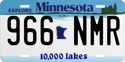 MN license plate 966NMR