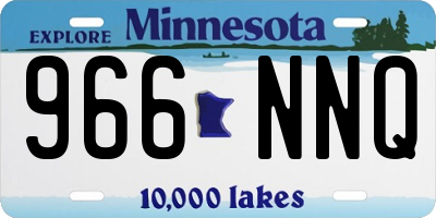 MN license plate 966NNQ