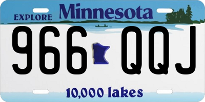MN license plate 966QQJ