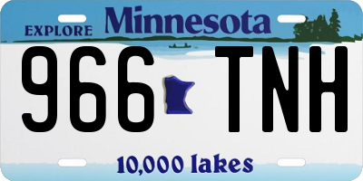 MN license plate 966TNH
