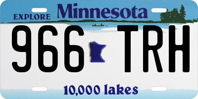 MN license plate 966TRH