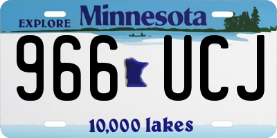 MN license plate 966UCJ