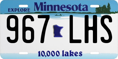 MN license plate 967LHS