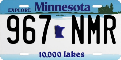 MN license plate 967NMR