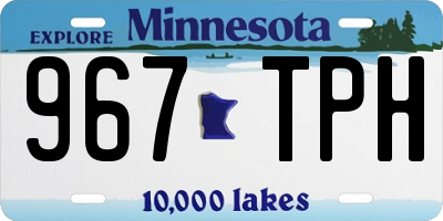 MN license plate 967TPH