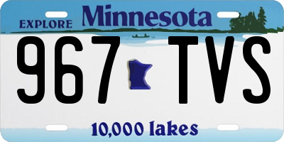 MN license plate 967TVS