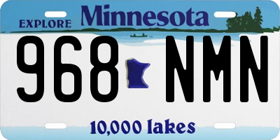 MN license plate 968NMN