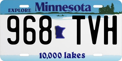 MN license plate 968TVH