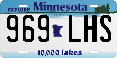 MN license plate 969LHS