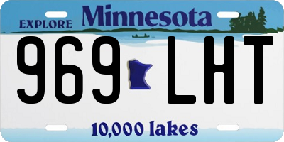 MN license plate 969LHT