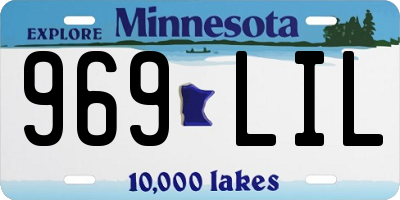 MN license plate 969LIL