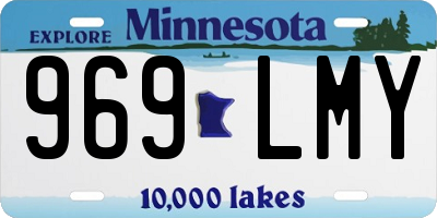 MN license plate 969LMY