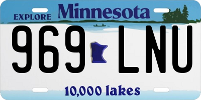 MN license plate 969LNU