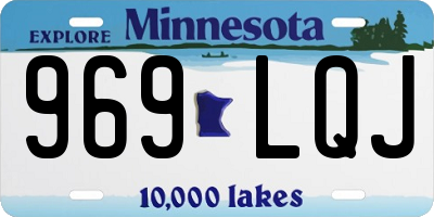 MN license plate 969LQJ