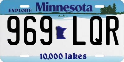 MN license plate 969LQR