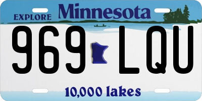 MN license plate 969LQU