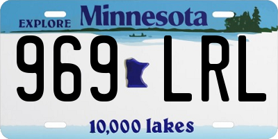 MN license plate 969LRL