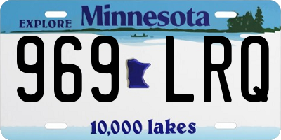MN license plate 969LRQ