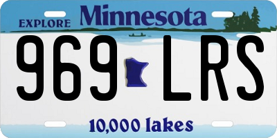 MN license plate 969LRS