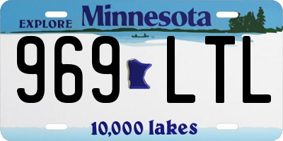 MN license plate 969LTL