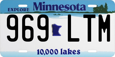 MN license plate 969LTM