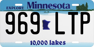 MN license plate 969LTP