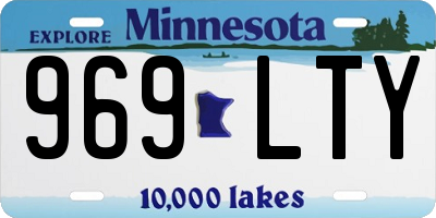 MN license plate 969LTY