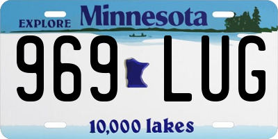 MN license plate 969LUG