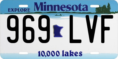 MN license plate 969LVF