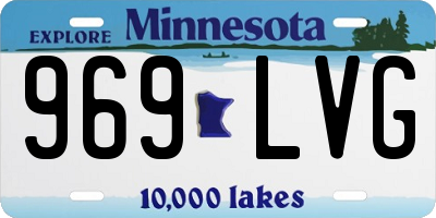 MN license plate 969LVG