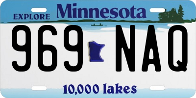 MN license plate 969NAQ