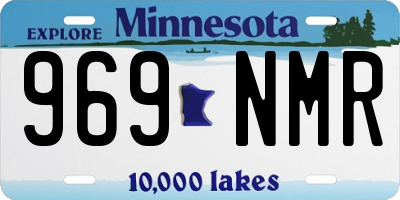 MN license plate 969NMR