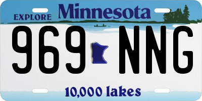 MN license plate 969NNG