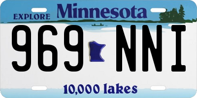 MN license plate 969NNI