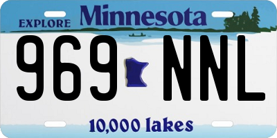 MN license plate 969NNL