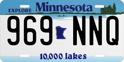 MN license plate 969NNQ