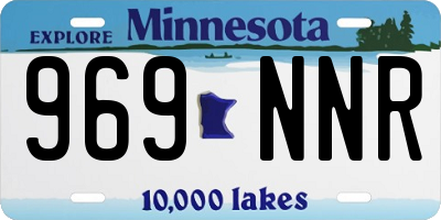 MN license plate 969NNR