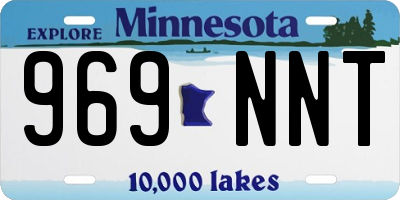 MN license plate 969NNT