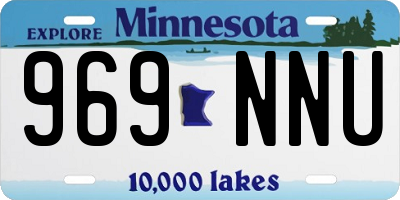 MN license plate 969NNU