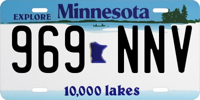 MN license plate 969NNV