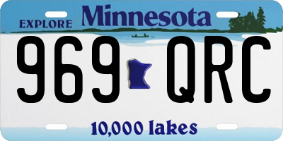 MN license plate 969QRC