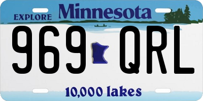 MN license plate 969QRL