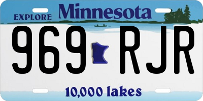 MN license plate 969RJR