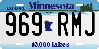 MN license plate 969RMJ