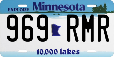 MN license plate 969RMR