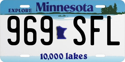 MN license plate 969SFL