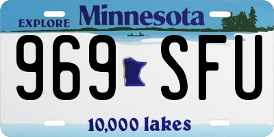 MN license plate 969SFU