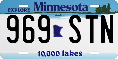 MN license plate 969STN