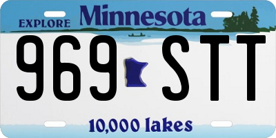 MN license plate 969STT