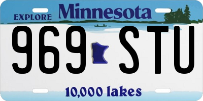 MN license plate 969STU